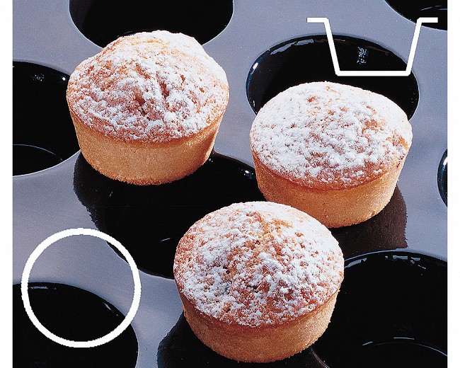 Contacto Silikonmatte Mini Muffins