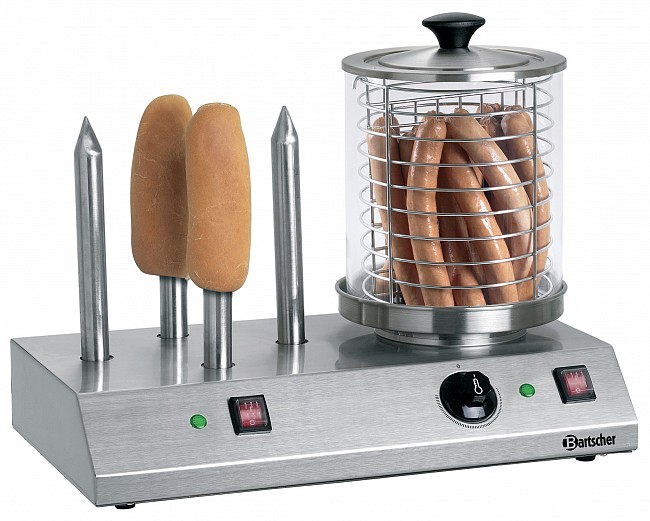 Bartscher Hot-Dog Gerät mit 4 Toaststangen Elektro