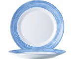 Arcoroc Brush Blue Restaurant Teller flach 15,5cm *