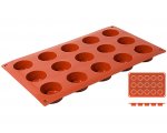 Contacto Silikon-Backmatte, MINI-ZYLINDER, 15 Formen